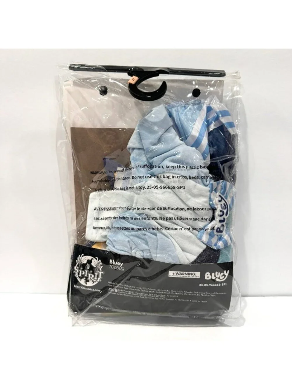 Spirit Halloween Bluey Girls Toddler Halloween Cosplay Costume - Picture 9 of 9